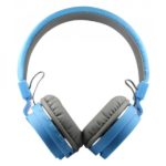 SH12 Bluetooth Headphones Supports MP3 FM and TF Card Reader Blue