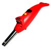 2 in 1 Electronic Single Spark Plastic Dolphin Gas Lighter with Led Torch (Multi Color) 2 pc Pack