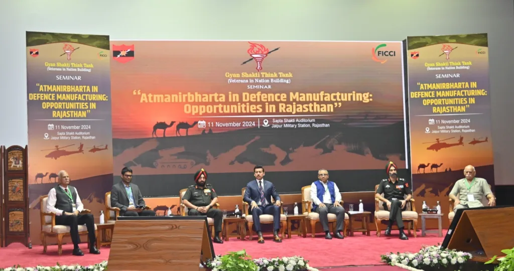 Defense Manufacturing Self-Reliance- Seminar on Opportunities in Rajasthan Organized by 7th Shakti Command and FICCI-1