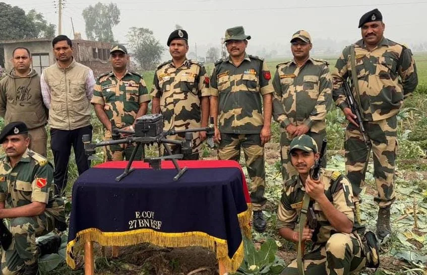 Drone Intrusions: BSF Intercepts 25 Pakistani Drones in 10 Days, 225 Drones Downed This Year on Punjab Border