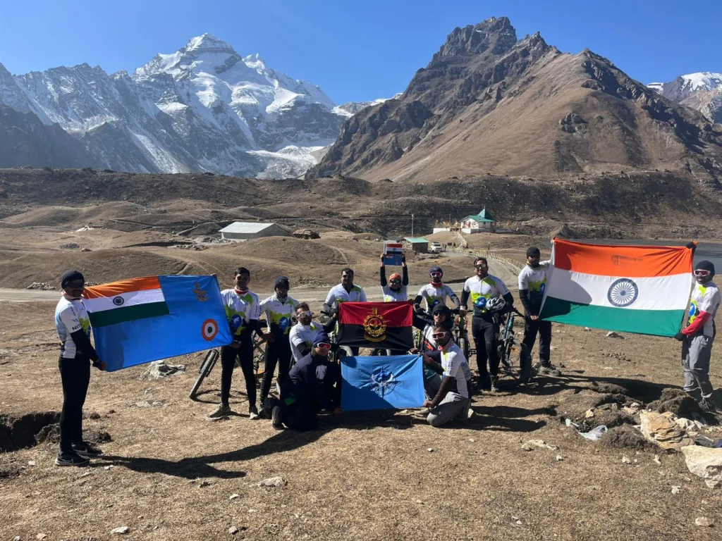 High Altitude Adventure: IAF Cyclists Reach Adi Kailash, Om Parvat, and Lipulekh Pass, Strengthening the Vibrant Village Project