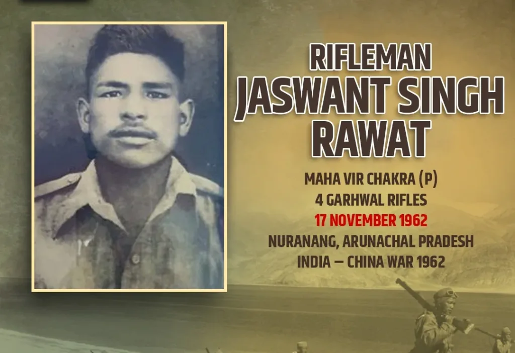 1962 War Hero Jaswant Singh Rawat: The Braveheart Who Took Down Over 300 Chinese Soldiers