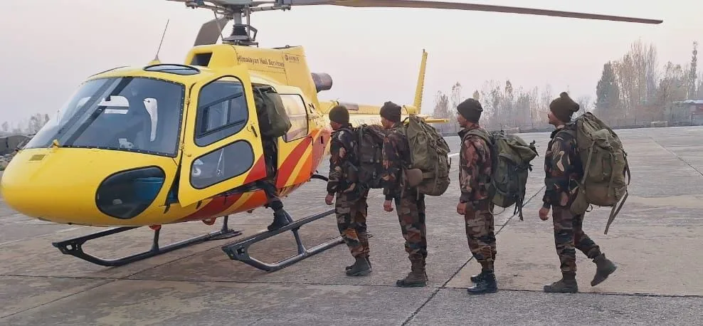 Indian Army: Civilian Helicopters Deployed for Logistics, Troop Movement, and Emergency Services