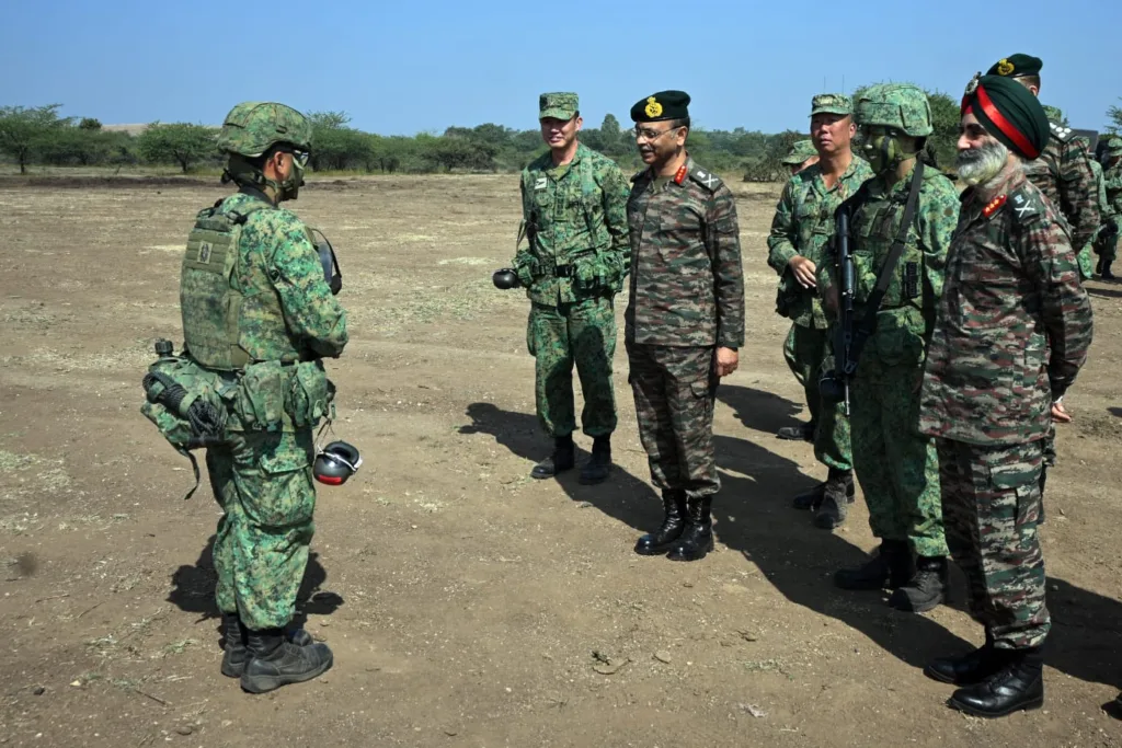 AGNI WARRIOR-2024: Joint Military Exercise Between Singapore and Indian Army Concludes, Indian Army Demonstrates Firepower at Devlali Field Firing Ranges