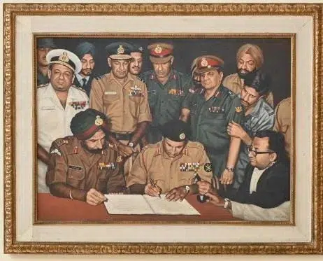 1971 War Surrender Painting Controversy: News Impact! Gets New Placement at Manekshaw Centre