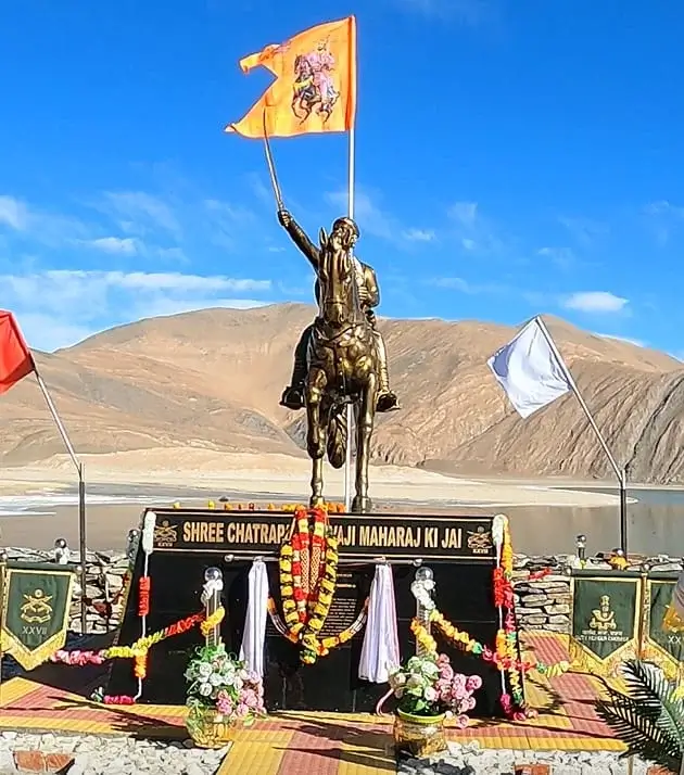 Shivaji Maharaj Statue at Pangong Sparks Row: Why General Zorawar's Name Emerges