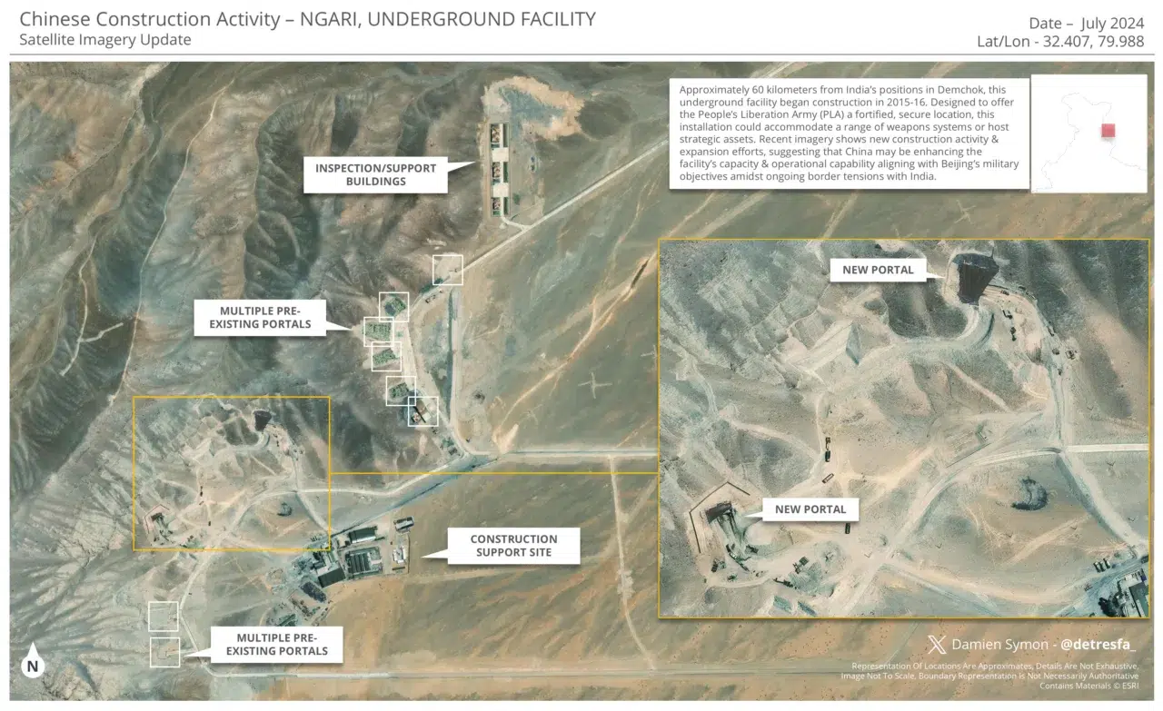 China on LAC: China Expands Underground Facility Near India Amid Border Tensions