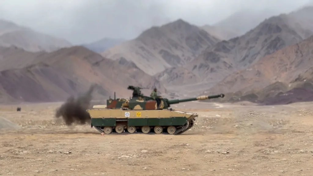 Zorawar Light Tank: Indian Light Tank Makes History with Accurate Firing in Ladakh! Airlift Nyoma via IAF IL-76 plane