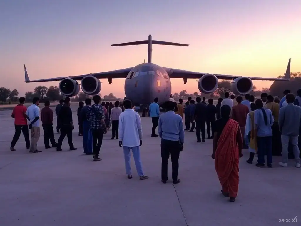 Illegal Indian Migrants: अमेरिका ने वापस भेजे 205 अवैध भारतीय प्रवासी, अमृतसर में लैंड करेगा यूएस का C-17 मिलिट्री प्लेन! 1 Illegal Indian Migrants: US Deports 205 Indians, C-17 Military Plane to Land in Amritsar