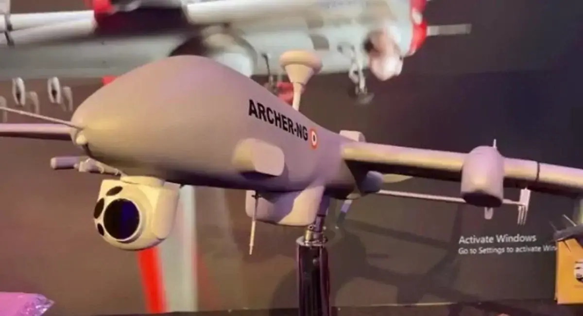 Archer-NG UAV: भारत का स्वदेशी आर्म्ड ड्रोन 'आर्चर-NG' जल्द उड़ान भरने को तैयार, 34 घंटे तक लगातार भर सकता है उड़ान 21 Archer-NG UAV: India Indigenous Armed Drone Ready for Takeoff, First Sortie Next Month!