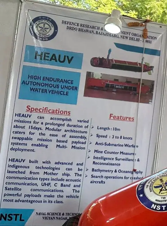Explained- Why India’s HEAUV is a Gamechanger for Naval Undersea Surveillance
