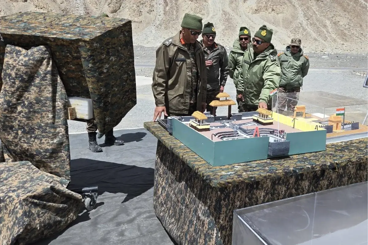 Galwan Visit: Northern Commander Lt Gen Prateek Sharma Visits Galwan and Depsang