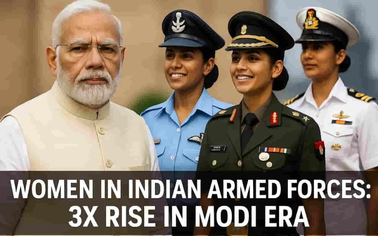 Women in Indian Armed Forces: 3X Rise in Modi Era