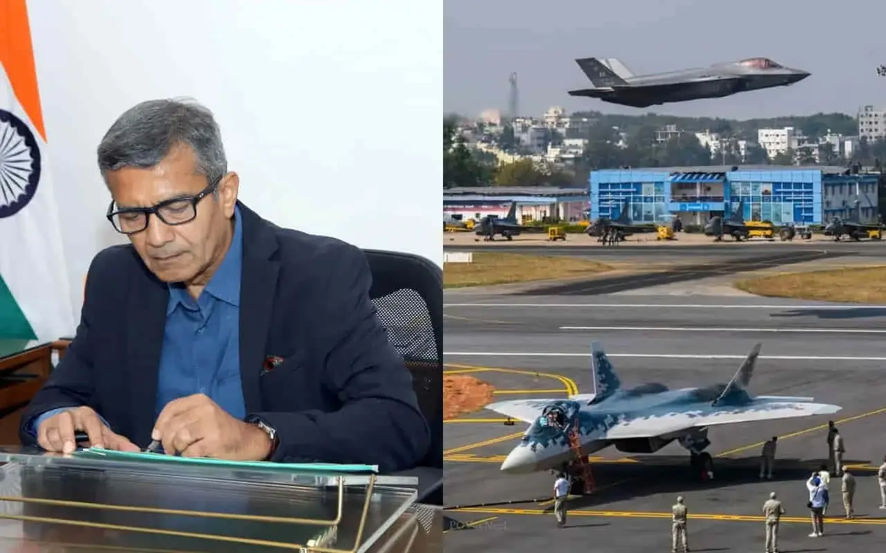 Def Secy on Fighter Jet: भारत खरीदेगा मित्रदेशों से 5वीं पीढ़ी के फाइटर जेट, रूस ने दिया Su-57 और Su-35M का बड़ा ऑफर, जुलाई के आखिर तक आएंगे तीन अपाचे 4 Defence Secretary on Fighter Jets: India May Import 5th-Gen Jets from Allies; Russia Offers Su-57 & Su-35M, 3 Apache Helicopters to Arrive by July-End